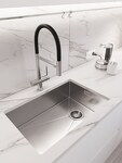 Превью картинка Металлическая мойка EMAR EMB-660(UN) PVD Nano Satin #4
