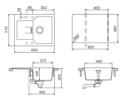 Превью картинка Гранитная мойка SCHOCK MANHATTAN 40D CRISTALITE баварский камень #2