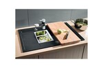 Превью картинка Гранитная мойка Blanсo METRA 6S Compact SILGRANIT PuraDur белый с клапаном-автоматом #4