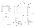 Превью картинка Электрический духовой шкаф Bertazzoni FMOD6117CTS3 #6