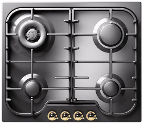 Картинка ILVE HCB60CN/MGG матовый графит (фурн. латунь)