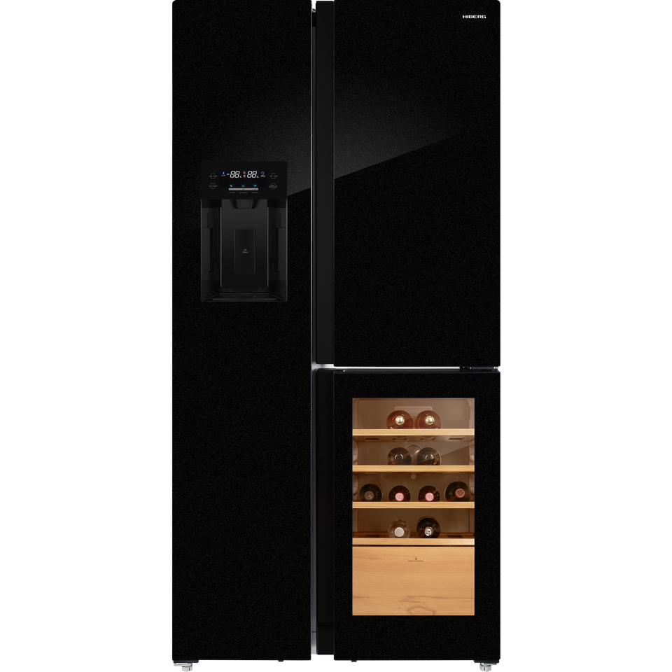 Фото  Холодильник side by side HIBERG i-RFS 750G B