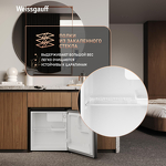 Превью картинка Холодильник с одной дверцей Weissgauff WR-046 Defrost Black #8