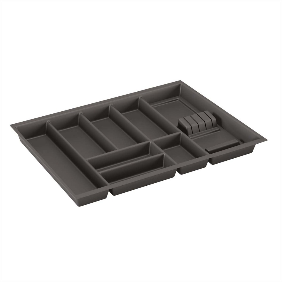 Фото Dirks Лоток BASIC SOFT-TOUCH для столовых приборов, ширина фасада 700 мм, 619х473х58 мм, антрацит