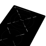 Превью картинка Электрическая варочная панель домино Meferi MEH302BK POWER #9