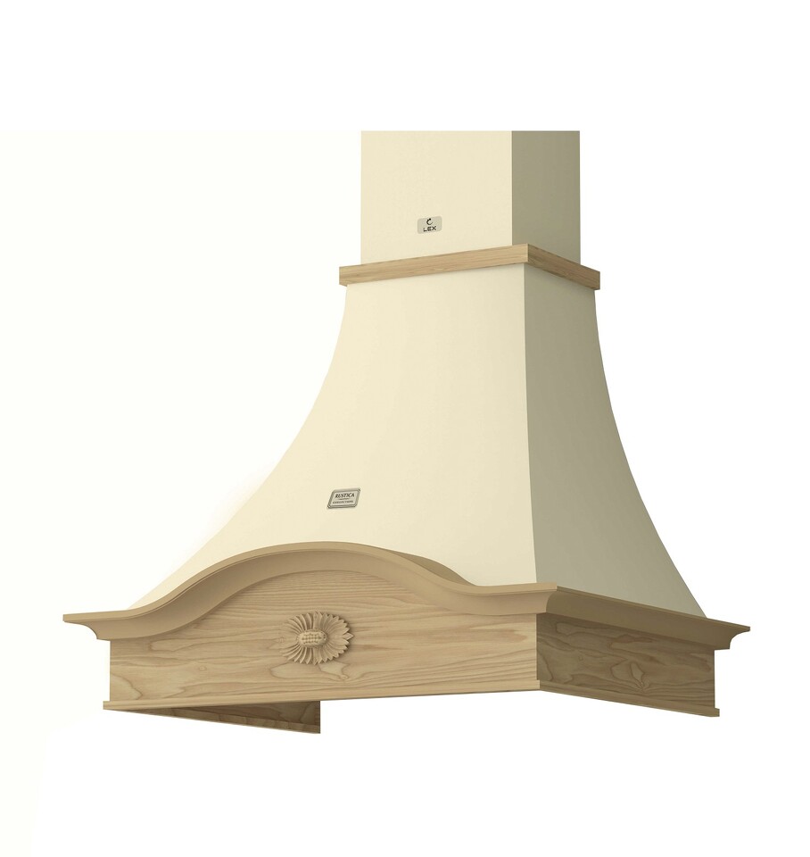 Фото Вытяжка с багетом Lex MILANO 600 Ivory