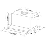 Превью картинка Встраиваемая вытяжка Bertazzoni KTE60MOD1B #4