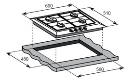 Картинка Weissgauff HG 641 BFh