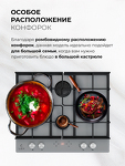 Превью картинка Газовая варочная панель Lex GVG 644T GR газовая панель #10