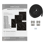 Превью картинка Электрическая варочная панель KRONA ZAUBER 45 BL 1DZTS #12