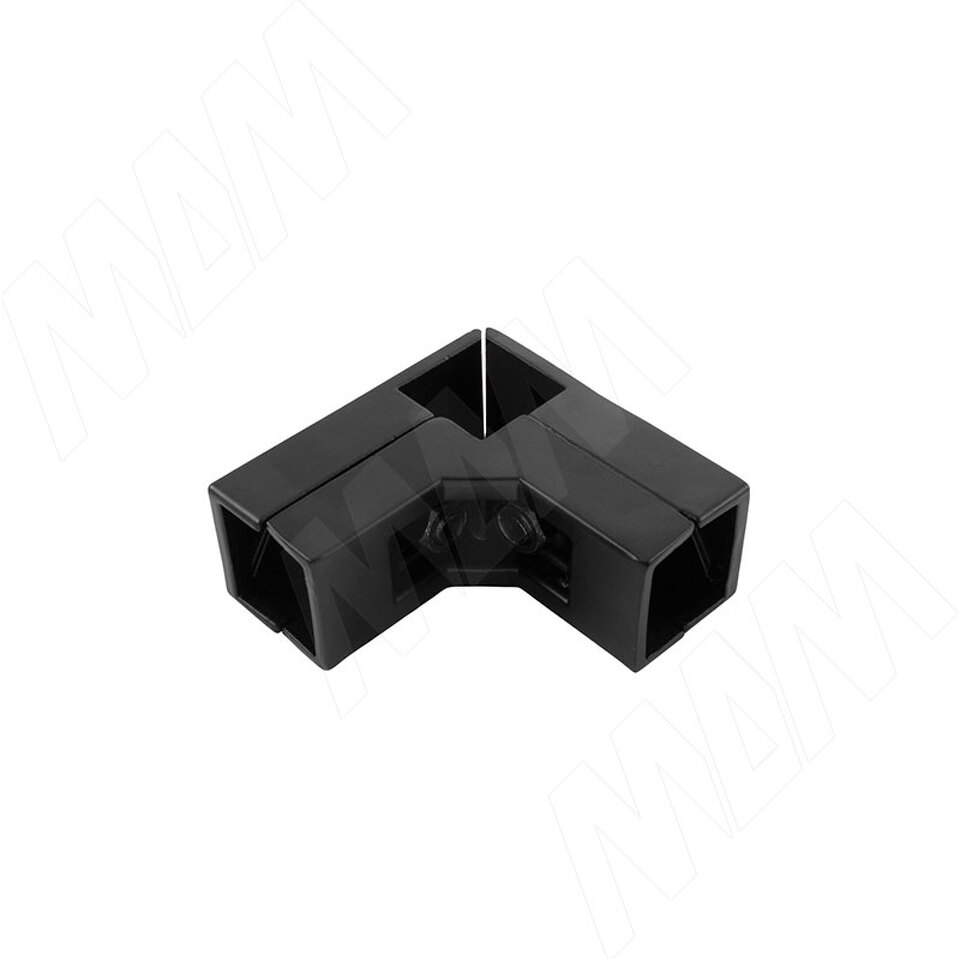 Фото PULSE CUBO Соединитель угловой 3-х труб, черный (CN2553BL)