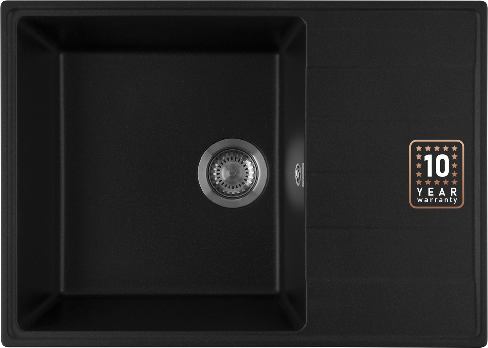 Фото Кварцевая мойка Weissgauff WG 70008 Anthracite