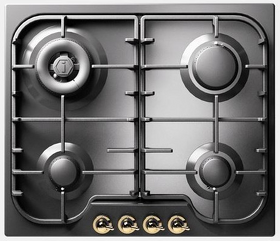 Картинка ILVE HCB60DN/MGG матовый графит (фурн. латунь)