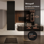 Превью картинка Островная вытяжка Weissgauff Box 1400 Island BL #10