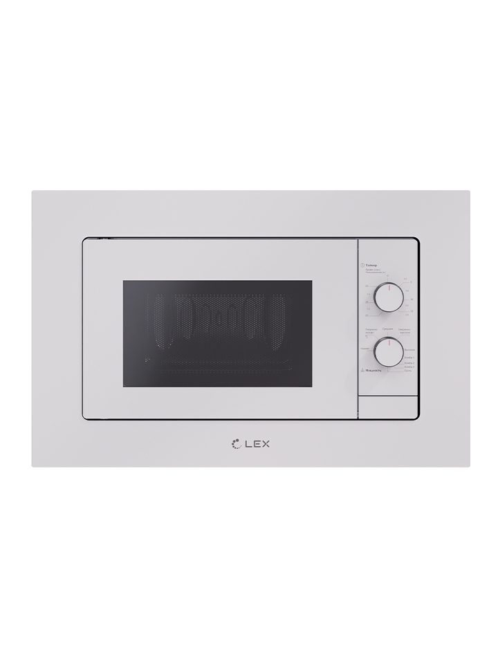 Фото Печь микроволновая встраиваемая Lex BIMO 20.04 WHITE микроволновая печь