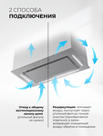 Превью картинка Полновстраиваемая вытяжка Lex Aura 600 Inverter GR воздухоочиститель с инвертором #12