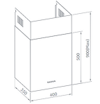 Превью картинка Цилиндрическая вытяжка Weissgauff Box 40 PB Black #11