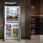 Превью картинка  Холодильник side by side Weissgauff WCD 450 Rock Glass NoFrost Inverter #10
