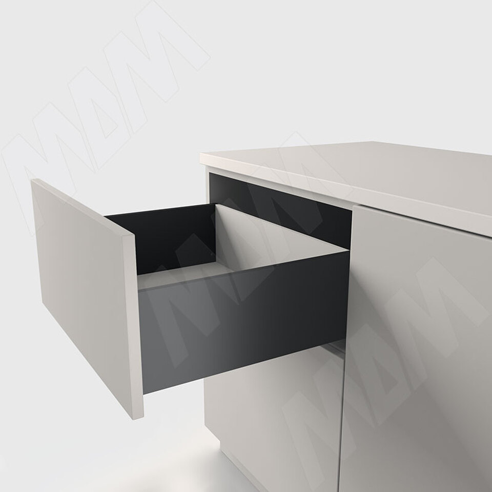 Фото PULSE ЛС БОКС Комплект ящика 500 мм, Н173, с толкателем, черный, LS BOX (LT173500BL)