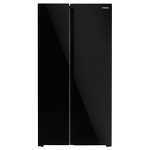Превью картинка  Холодильник side by side Hyundai CS5003F ЧЕРНОЕ СТЕКЛО #1