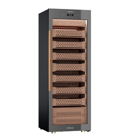 Картинка Холодильник (шкаф) для сигар компрессорный Meyvel MC-376BK (PRO)