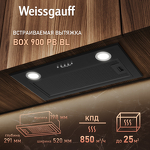 Превью картинка Полновстраиваемая вытяжка Weissgauff BOX 900 PB BL #8