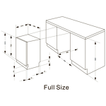 Превью картинка Посудомоечная машина 60см встраиваемая Meferi MDW6073 ULTRA #24
