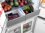 Превью картинка  Холодильник side by side Weissgauff WCD 450 Bru Steel Glass NoFrost Inverter #27