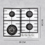 Превью картинка Газовая варочная панель Zigmund & Shtain M 28.6 W #10