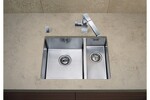 Превью картинка Металлическая мойка Blanсo CLARON 340/180-U (чаша слева) нерж.сталь зеркальная полировка с отв. арм. InFino #2