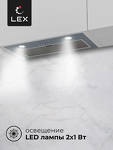 Превью картинка Встраиваемая вытяжка Lex GHOST 600 INOX воздухоочиститель #4