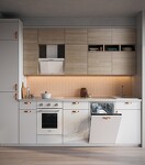 Превью картинка Электрический духовой шкаф KRONA BREVE 45 WH #2