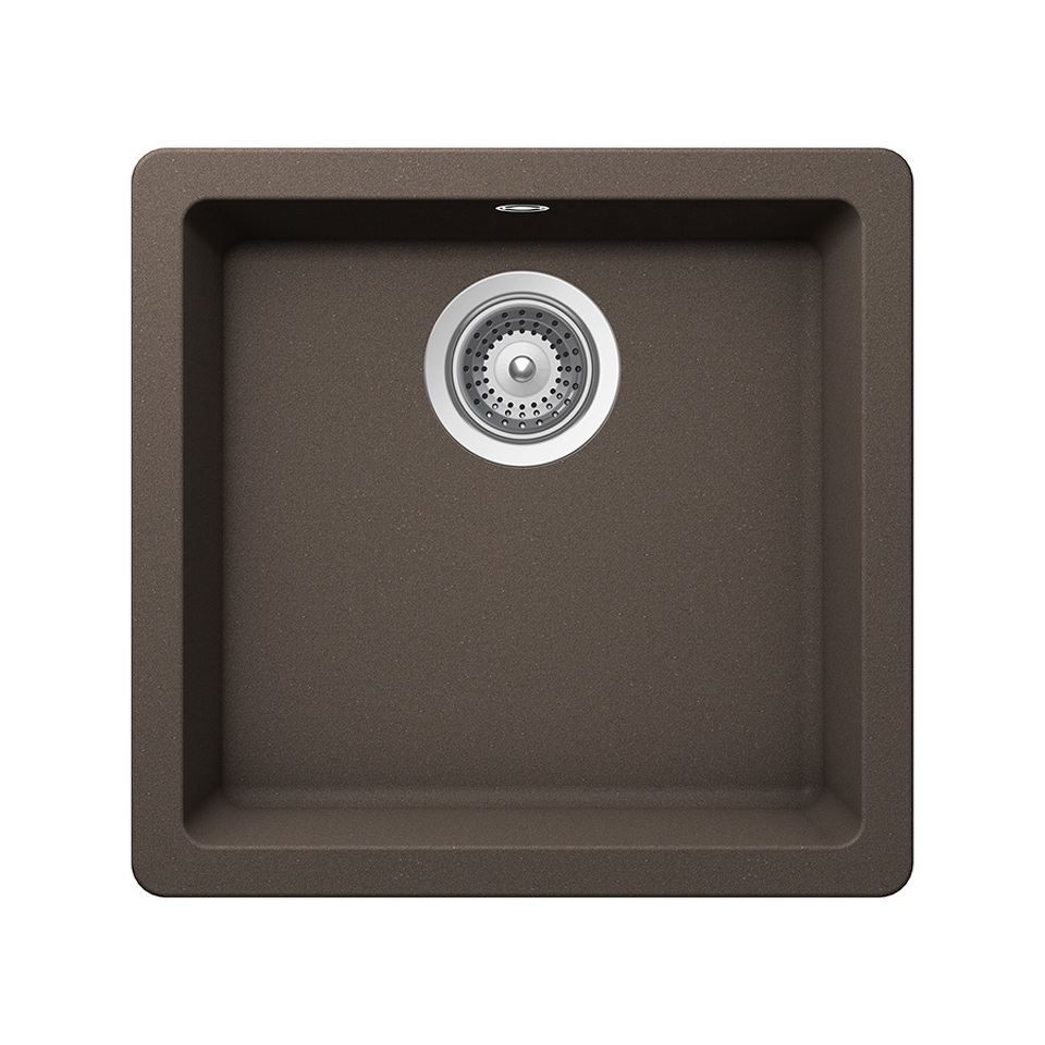 Фото Гранитная мойка SCHOCK QUADRO 50 CRISTALITE мокка