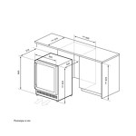 Превью картинка Шкаф винный  Lex LWD6054BL #9