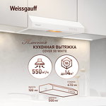 Превью картинка Козырьковая вытяжка Weissgauff Cover 50 White #9