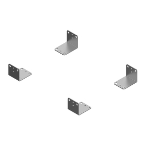 Картинка MENAGE CONFORT Крепление ко дну корпуса, 4 шт., для направляющих Hettich Quadro, сталь