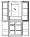 Превью картинка  Холодильник side by side Lex LCD427BLGID #19