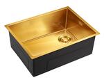 Превью картинка Металлическая мойка EMAR EMB-540(UN) PVD Golden #1
