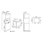 Превью картинка Печь микроволновая встраиваемая KRONA REIN 60 BL #14