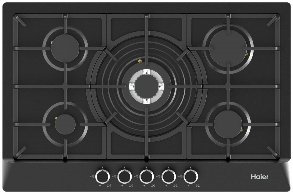 Фото Газовая варочная панель Haier HHX-M75CWBX