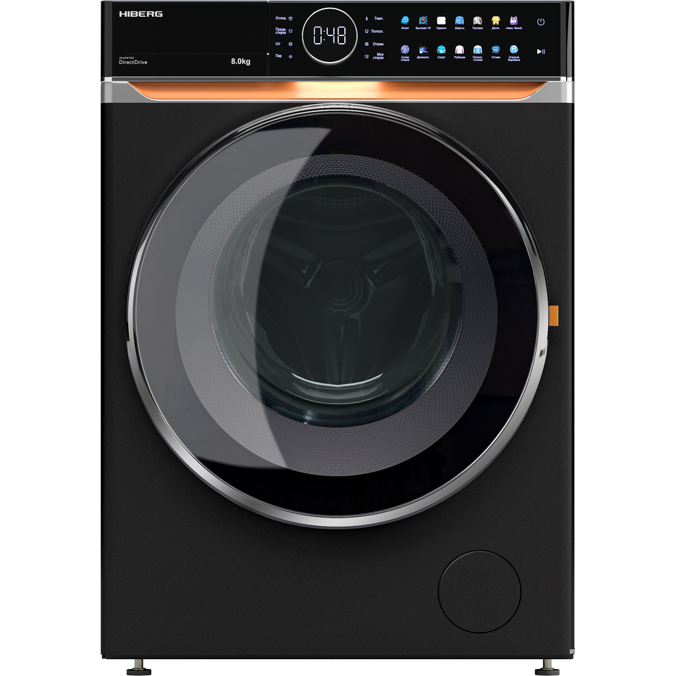 Фото Стиральная машина с фронтальной загрузкой HIBERG i-DDQ10 - 814 B