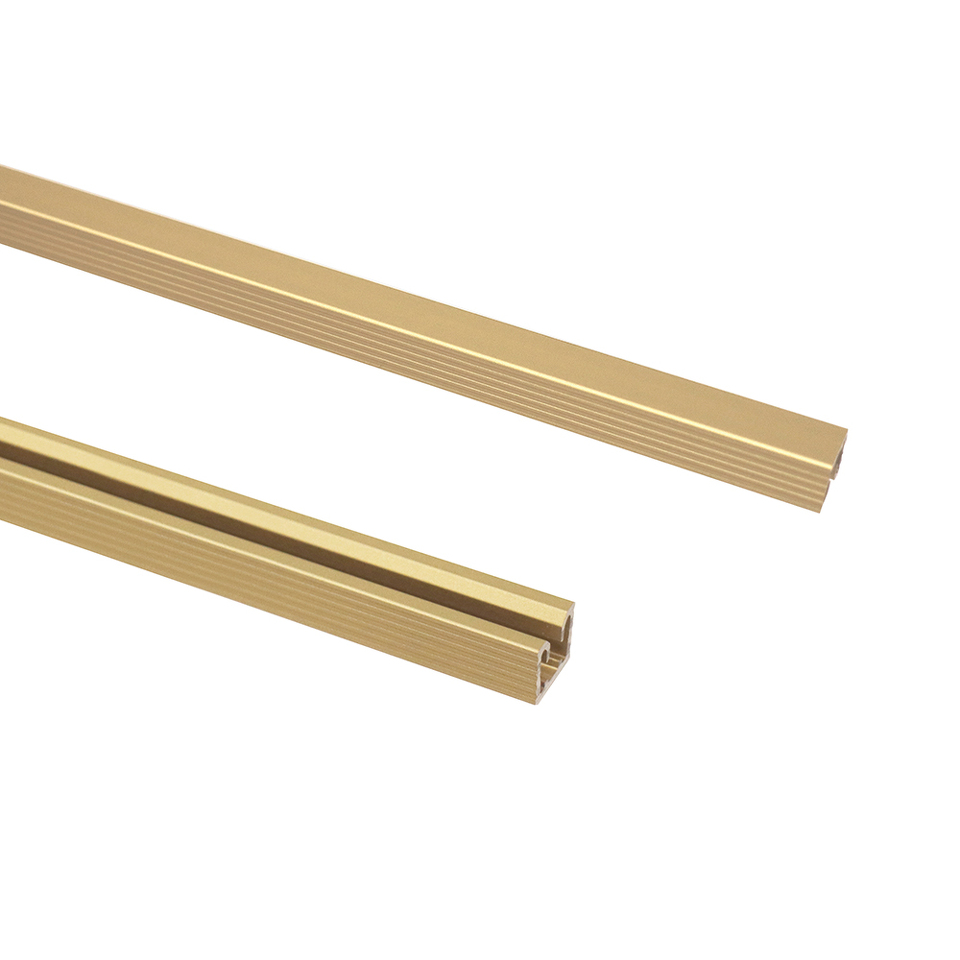Фото NinkaPlast Стыковочный профиль Cuisio Pro, размер - 9,5х473 мм, золото
