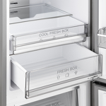 Превью картинка Холодильник с нижней морозилкой Weissgauff WRK 2000 Total NoFrost Inverter Beige Glass #19