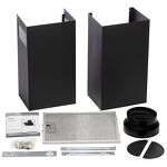 Превью картинка Наклонная вытяжка KRONAsteel ALVA 600 black S #6