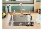 Превью картинка Металлическая мойка Blanсo SOLIS 500-U нерж.сталь полированная с отв. арм. InFino® #4