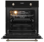 Превью картинка Электрический духовой шкаф Meferi MEO606BK RETRO #3