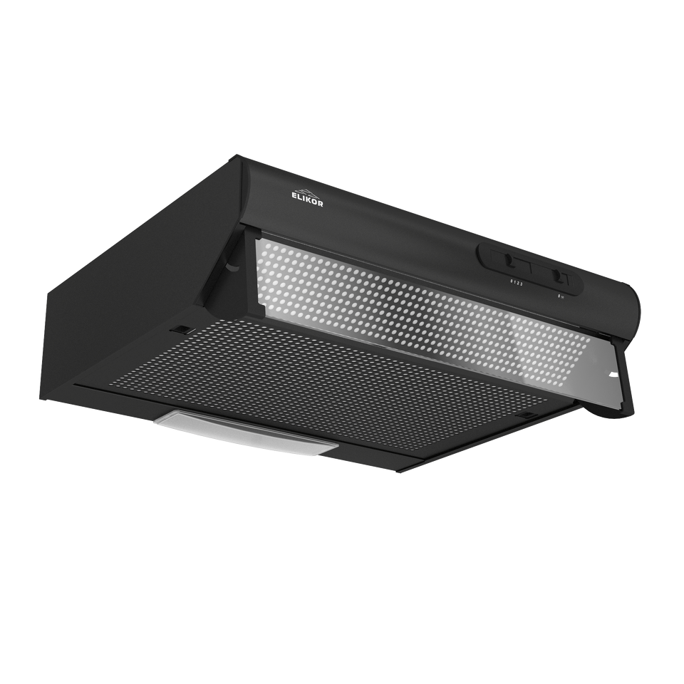 Фото Козырьковая вытяжка Elikor Davoline 60П-290-П3Л черный