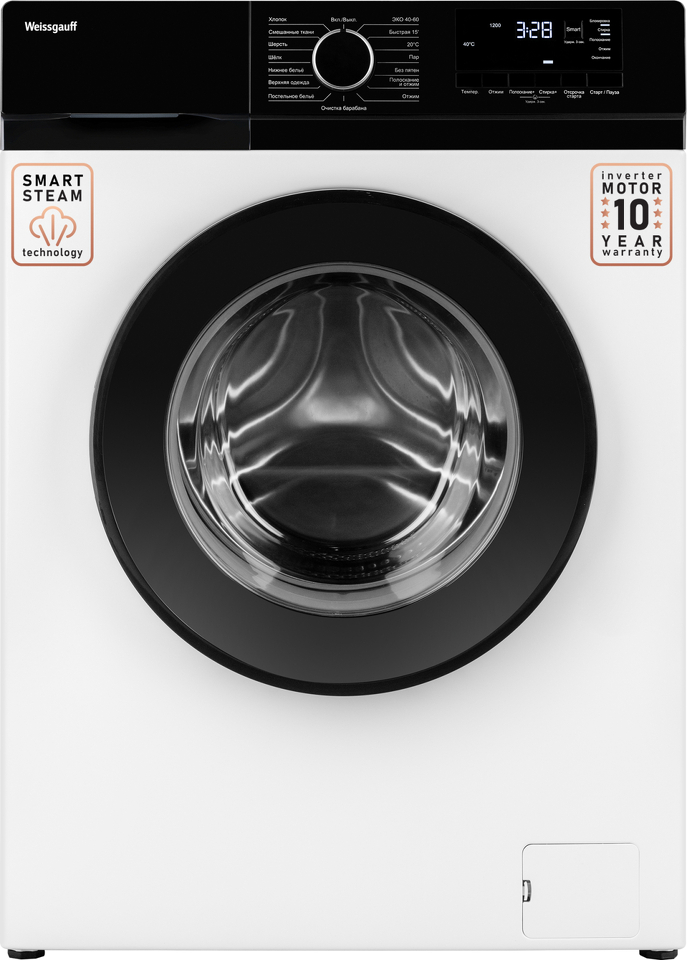 Фото Стиральная машина с фронтальной загрузкой Weissgauff WM 45127 DC Inverter Steam 