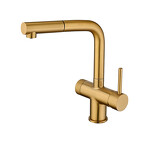 Превью картинка Смеситель для кухни EMAR ЕС - 7026 PVD Golden #1