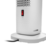 Превью картинка Вентилятор Lex LXCR 1524,обогреватель керамический, с очагом 2000Вт ( белый) #15